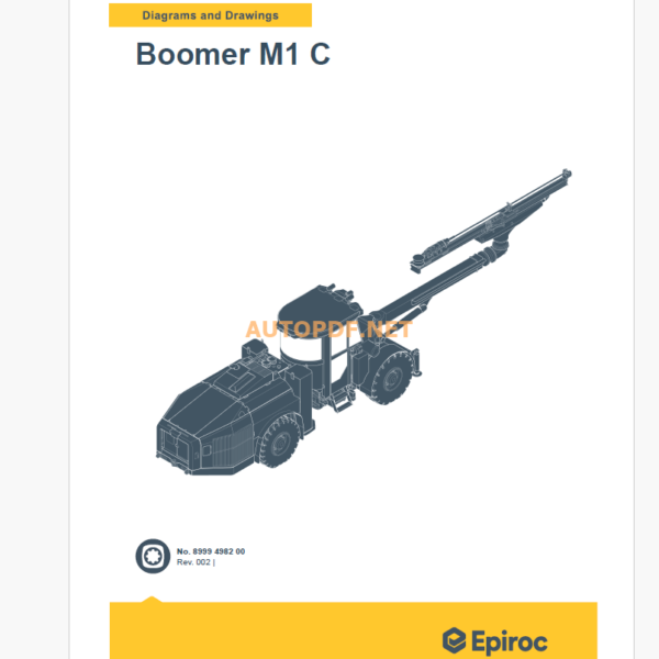 Epiroc Boomer M1 C Diagrams and Drawings Manual