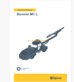 Epiroc Boomer M1 L Diagrams and Drawings Manual