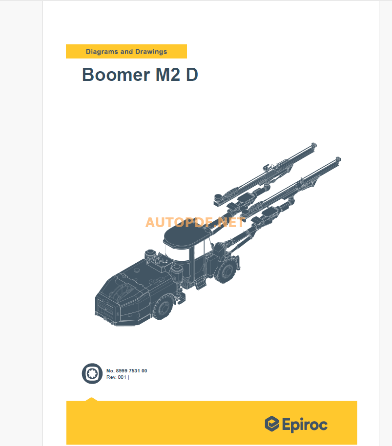 Epiroc Boomer M2 D Diagrams and Drawings Manual