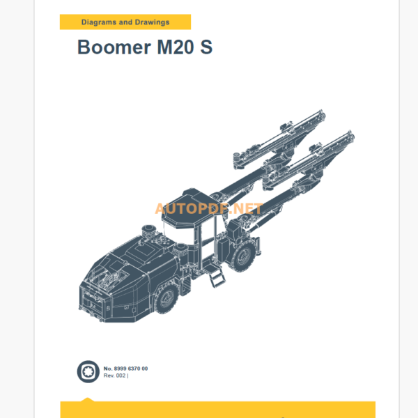 Epiroc Boomer M20 S Diagrams and Drawings Manual