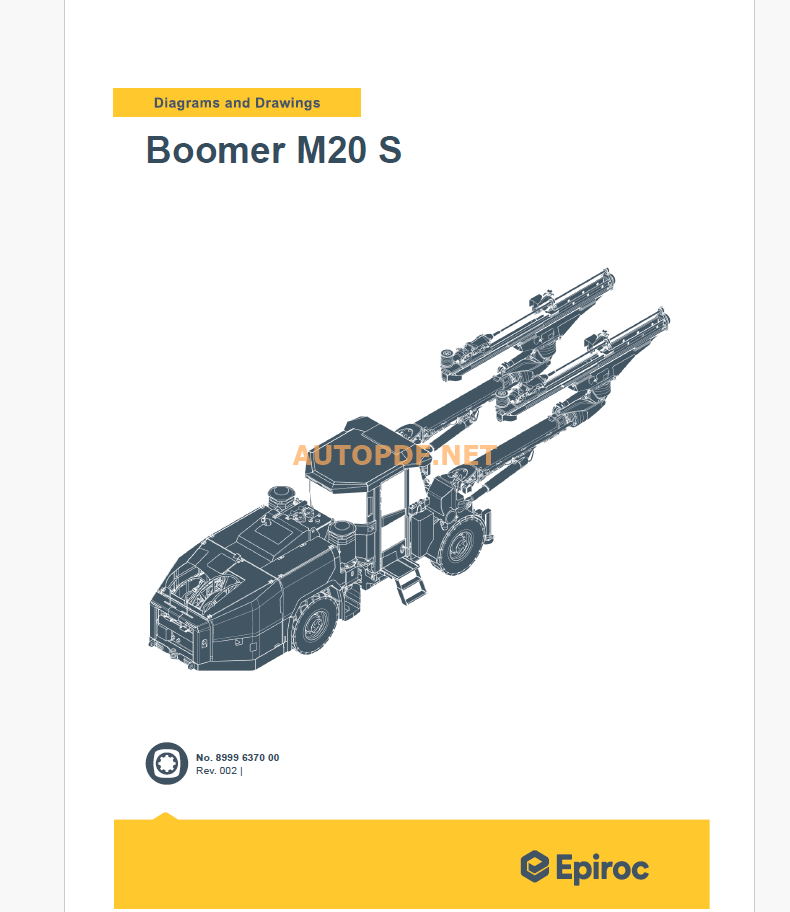 Epiroc Boomer M20 S Diagrams and Drawings Manual