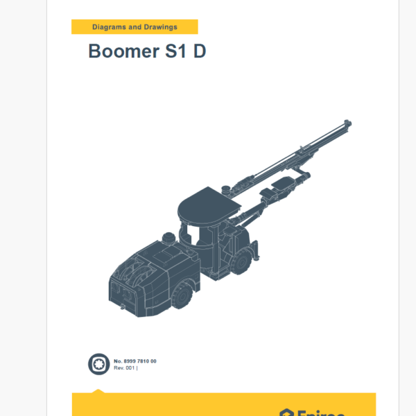 Epiroc Boomer S1 D Diagrams and Drawings Manual