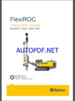 Epiroc FlexiROC D50 -10SF NAN Spare parts catalog