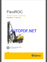 Epiroc FlexiROC T15 R -01 Spare parts catalog