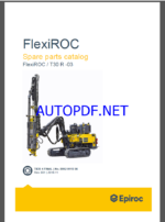 Epiroc FlexiROC T30 R-03 Spare parts catalog