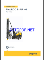 Epiroc FlexiROC T15 R -01 Tier4 Final Spare parts catalog