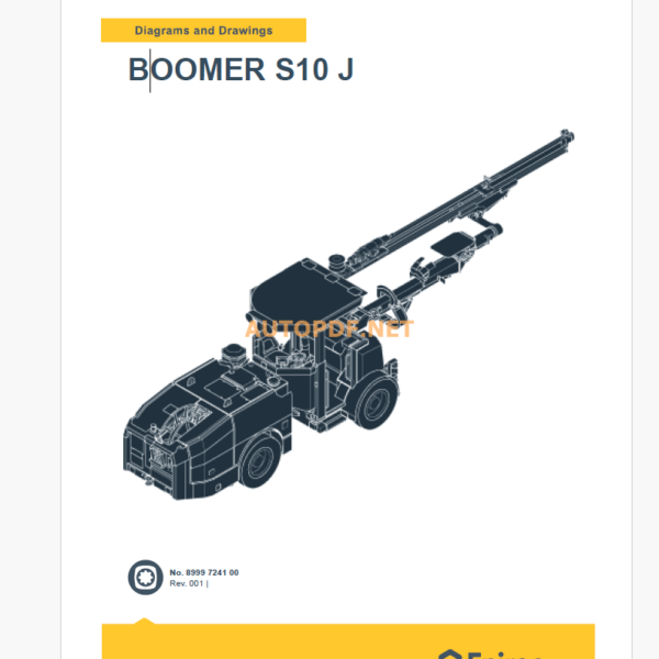 Epiroc Boomer S10 J Diagrams and Drawings Manual