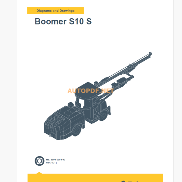 Epiroc Boomer S10 S Diagrams and Drawings Manual