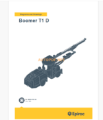 Epiroc Boomer T1 D Diagrams and Drawings Manual