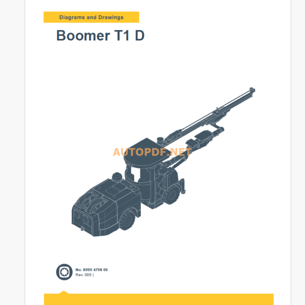 Epiroc Boomer T1 D Diagrams and Drawings Manual