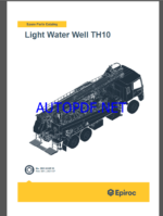 Epiroc Light Water Well TH10 Spare parts catalog