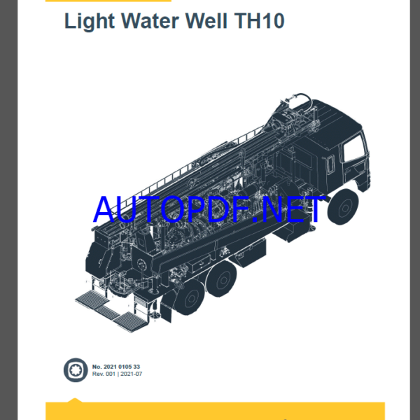 Epiroc Light Water Well TH10 Spare parts catalog