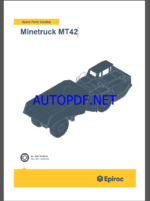 Epiroc Minetruck MT42 Spare parts catalog