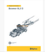 Epiroc Boomer XL3 D Diagrams and Drawings Manual