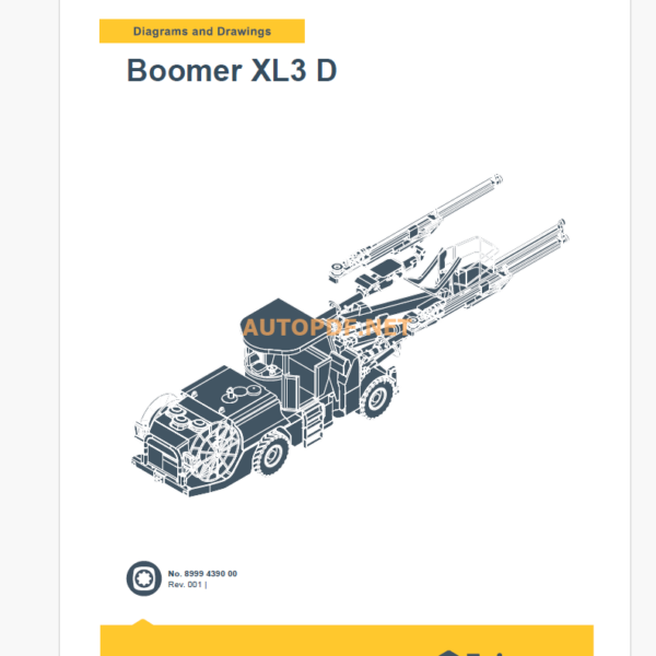 Epiroc Boomer XL3 D Diagrams and Drawings Manual