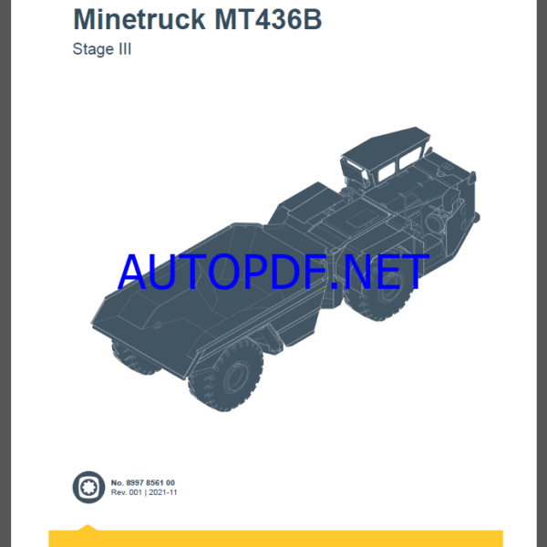 Epiroc Minetruck MT436B Stage III Spare parts catalog