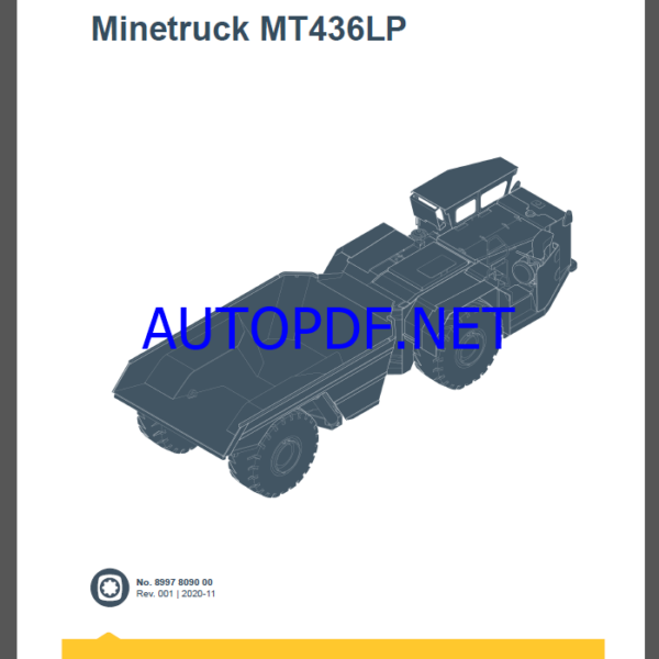 Epiroc Minetruck MT436LP Spare parts catalog