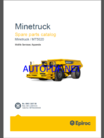 Epiroc Minetruck MT5020 Spare parts catalog