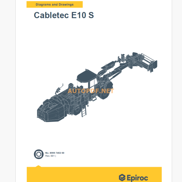 Epiroc Cabletec E10 S Diagrams and Drawings Manual