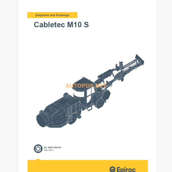 Epiroc Cabletec M 10 S Diagrams and Drawings Manual