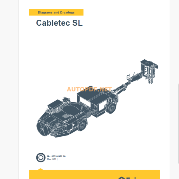 Epiroc Cabletec SL Diagrams and Drawings Manual