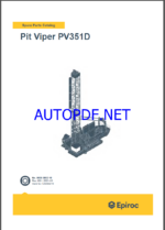 Epiroc Pit Viper PV351DS Spare parts catalog