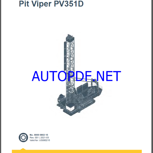 Epiroc Pit Viper PV351DS Spare parts catalog