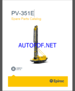 Epiroc Pit Viper PV-351E Spare parts catalog