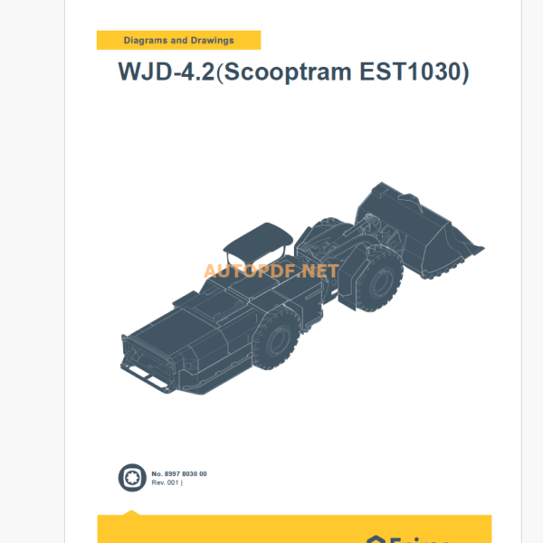 Epiroc WJD-4.2(Scooptram EST1030 Diagrams and Drawings Manual