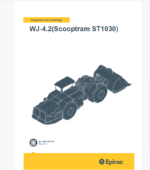 Epiroc WJ-4.2(Scooptram ST1030)No. 8997 Diagrams and Drawings Manual