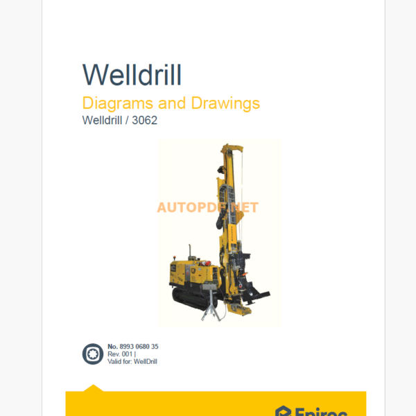 Epiroc Welldrill / 3062 Diagrams and Drawings Manual