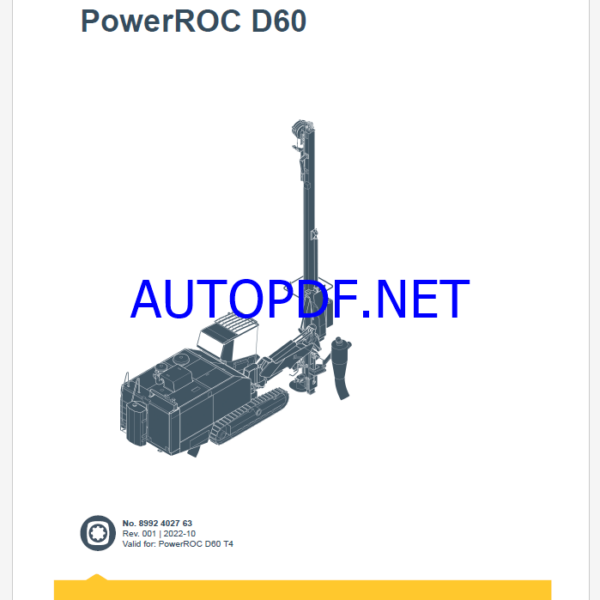 Epiroc PowerROC D60 Spare parts catalog