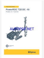 Epiroc PowerROC T25 DC -10 YOK-K51 Spare parts catalog