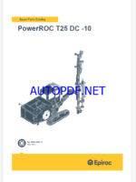 Epiroc PowerROC T25DC-10 Spare parts catalog