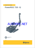 Epiroc PowerROC T35 -12 Spare parts catalog