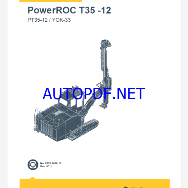 Epiroc PowerROC T35 -12 YOK-33 Spare parts catalog