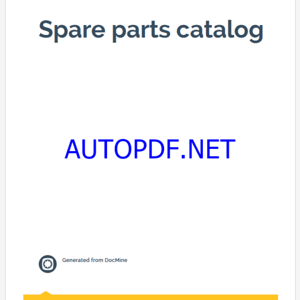 Epiroc Robbins 53RH Spare parts catalog