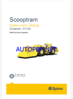 Epiroc Scooptram ST1520 Spare parts catalog