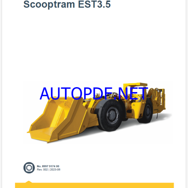 Epiroc Scooptram EST3.5 Spare parts catalog