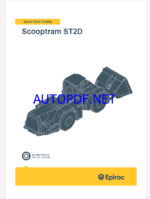 Epiroc Scooptram ST2D Spare parts catalog