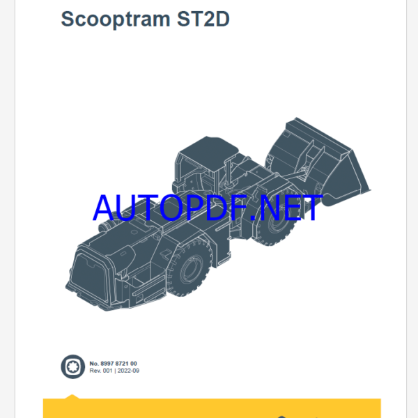 Epiroc Scooptram ST2D Spare parts catalog