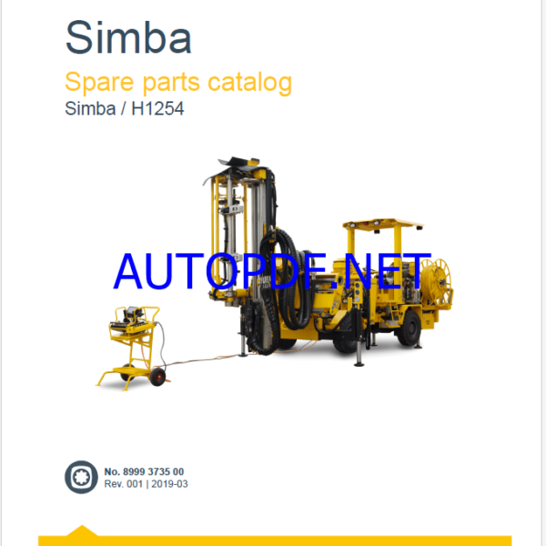 Epiroc Simba H1254 Spare parts catalog