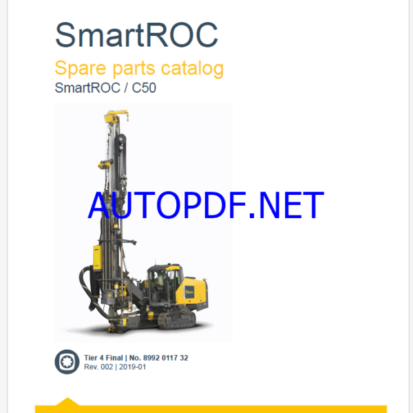 Epiroc SmartROC C50 Spare parts catalog