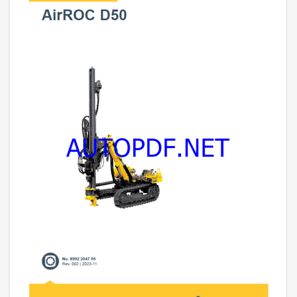 Epiroc AirRoc D50 Spare parts catalog