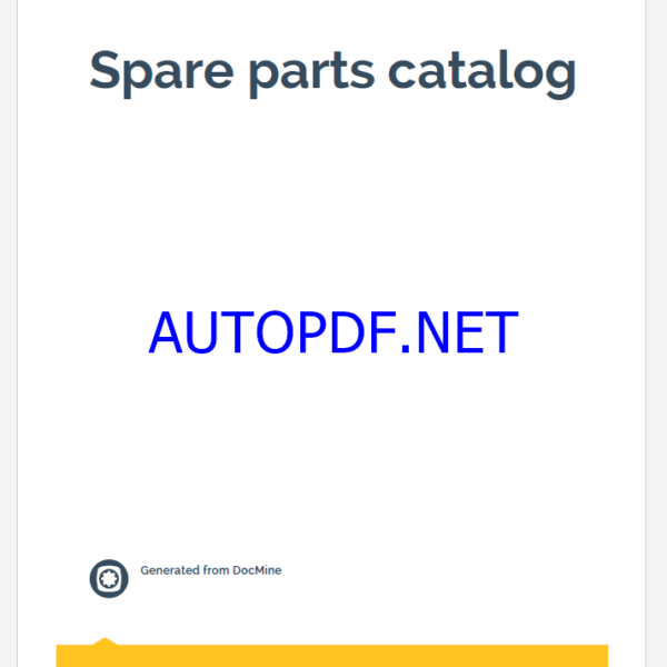 Epiroc Atlas Copco Boltec CABLE L Spare parts catalog