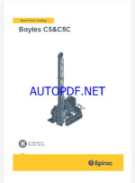 Epiroc Boyles C5&C5C Spare parts catalog