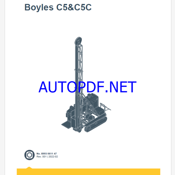 Epiroc Boyles C5&C5C Spare parts catalog