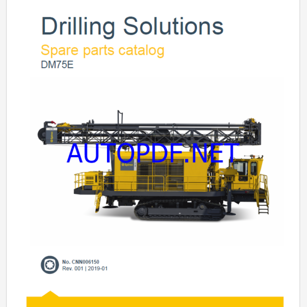 Epiroc Drill Master DM75E Spare parts catalog