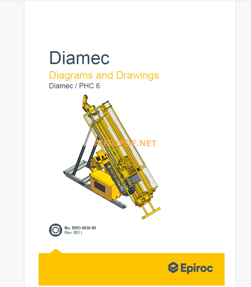 Epiroc Diamec/PHC 6 Diagrams and Drawings Manual Epiroc Diamec/PHC 6 Diagrams and Drawings Manual