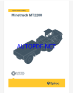 Epiroc Minetruck MT2200 Spare parts catalog